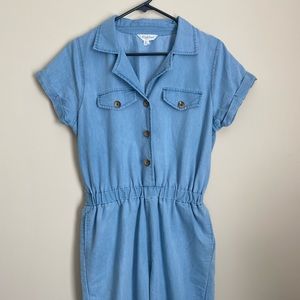 Soft Denim Jumpsuit (Size Large)